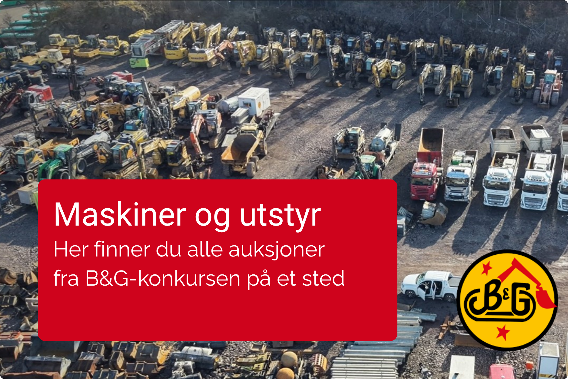 Kampanjebanner på Auksjonen.no